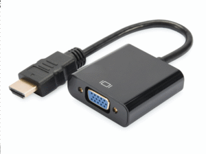 Converter Digitus  HDMI to VGA converter adapter 	DA-70461 Black
