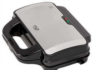 Adler | Sandwich maker | AD 3043 | 900 W | Number of plates 1 | Number of pastry 2 | Black