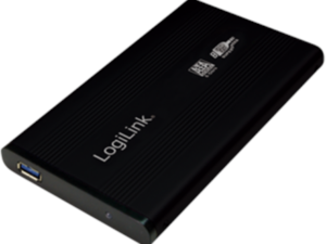 RACK extern LOGILINK, pt HDD/SSD, 2.5 inch, S-ATA, interfata PC USB 3.0, aluminiu, negru, "UA0106" (timbru verde 0.8 lei)