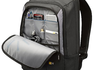 RUCSAC CASE LOGIC, pt. notebook de max. 17 inch, 2 compartimente, buzunar frontal x 2 | buzunar lateral, waterproof, nylon, negru, 3200980  "VNB-217 BLACK" 45501660