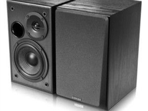 BOXE EDIFIER 2.0, RMS:  42W (2 x 21W), volum, bass, black, "R1100-BK"  (timbru verde 11.00 lei)