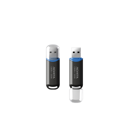 MEMORIE USB 2.0 ADATA 32 GB, cu capac, carcasa plastic, negru, "AC906-32G-RBK" (timbru verde 0.03 lei) - Image 3