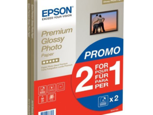 Epson Premium Glossy Photo Paper 30 sheets A4 2pack