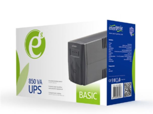UPS GEMBIRD Line Interactive,  850VA/ 510W,AVR,2xsocket Schuko,indicatie LED,1  12V/8Ah,Backup: pana la 20 min.,incarcare: pana la 12h,"Basic 850" "EG-UPS-B850"i) (timbru verde 4 lei)