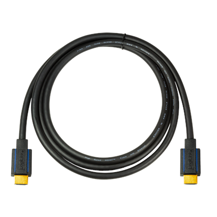 CABLU video LOGILINK, HDMI (T) la HDMI (T), 3m, premium, conectori auriti, rezolutie maxima 4K UHD (3840 x 2160) la 60 Hz, ver. 2.0b, w. ethernet, negru, blister, "CHB005" (timbru verde 0.8 lei) - Image 2