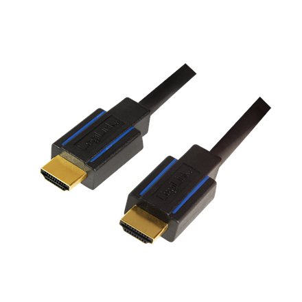 CABLU video LOGILINK, HDMI (T) la HDMI (T), 3m, premium, conectori auriti, rezolutie maxima 4K UHD (3840 x 2160) la 60 Hz, ver. 2.0b, w. ethernet, negru, blister, "CHB005" (timbru verde 0.8 lei) - Image 3