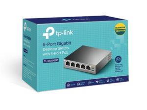 TP-Link 5-Port Gigabit Desktop PoE Switch with 4-Port