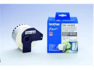 Banda Continua Hartie  Original Brother Black on White, DK44205, pentru P-TOUCH QL-1100|QL-800|QL-810|QL-1050|QL-1060|QL-500|QL-560|QL-570|QL-580|QL-650|QL-700, 62x30mm, 48m, incl.TV 0 RON, "DK44205"