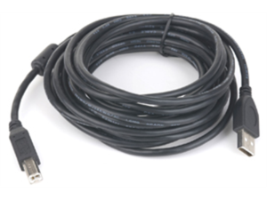 USB 2.0 A-plug B-plug 3 m (10 ft) cable with ferrite core | Cablexpert