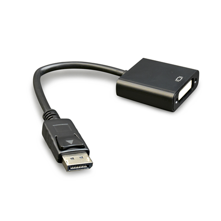 CABLU video GEMBIRD, adaptor DisplayPort (T) la DVI-I DL (M), 10cm, rezolutie maxima Full HD (1920 x 1080) la 60Hz, negru, "AB-DPM-DVIF-002" (timbru verde 0.08 lei)