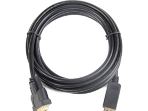 CABLU video GEMBIRD, adaptor DisplayPort (T) la DVI-D DL (T), 1.8m, rezolutie maxima Full HD (1920 x 1080) la 60Hz, negru, "CC-DPM-DVIM-6" (timbru verde 0.18 lei)