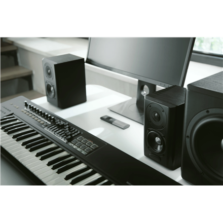 BOXE EDIFIER 2.1, RMS: 150W (2 x 25W, 2 x 15W, 1 x 70W), bluetooth, telecomanda wireless, volum, bass, treble, optical, black, "S351DB-BK" (timbru verde 11.00 lei) - Image 4