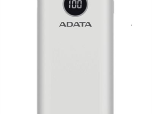 POWER BANK ADATA 20000mAh, Quick Charge 3.0 + PD 18W, 2 x USB & 1 x USB-C, digital display pt. status baterie, P20000QCD 20.000 mAh, total 3A, alb, "AP20000QCD-DGT-CWH" (timbru verde 0.98 lei)