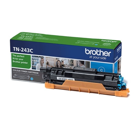 Toner Original Brother Cyan, TN243C, pentru HL-L3210|L3270|DCP-L3510|L3550|MFC-L3730|L3770, 1K, (timbru verde 1.2 lei) , "TN243C"