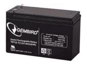 ACUMULATOR UPS GEMBIRD 12V /   7Ah, terminal F2(T2), dimensiune: 151x65x93mm, inaltime+terminal: 99mm, "BAT-12V7AH" (timbru verde 0.5 lei)