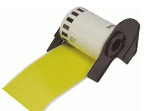 Banda laminata Original Brother Black on White, DK22606, pentru P-TOUCH QL-1100|QL-800|QL-810|QL-1050|QL-1060|QL-500|QL-560|QL-570|QL-580|QL-650|QL-700, 62x15mm, 24m, incl.TV 0 RON, "DK22606"