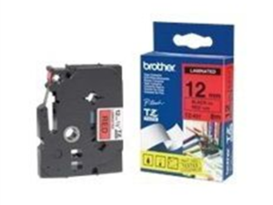 Banda laminata Original Brother Black on Red, TZE431, pentru E105|E110|H100|H101|H105|H110|H111|P300|128|200|1000|1010|1090|1100|1120|1130|1160|1170|1180|1190|1200|1230|1280|1290|6100|7100|ST1150, 12mm, incl.TV 0 RON, "TZE431"