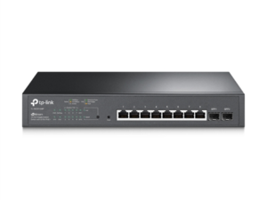 SWITCH TP-LINK POE  10 porturi Gigabit (8 PoE+), IEEE 802.3at/af, carcasa metalica "TL-SG2210MP" (timbru verde 2 lei)