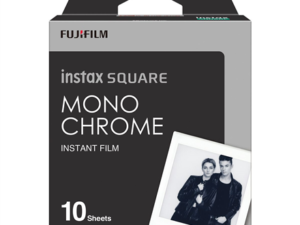 Fujifilm | Instax Square Monochrome (10pl) Instant Film | 86 x 72 mm | Image area: 62 × 62 mm | Quantity 10