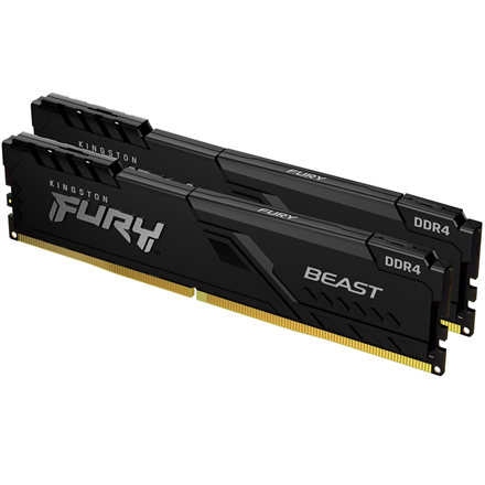Memorie DDR Kingston DDR4 32 GB, frecventa 3200 MHz, 16 GB x 2 module, radiator, "KF432C16BBK2/32"