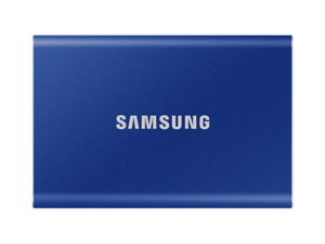 SSD. extern SAMSUNG T7, 1TB, USB 3.2 Type-C, R/W: 1050/1000 MB/s, albastru, "MU-PC1T0H/WW" (timbru verde 0.18 lei)