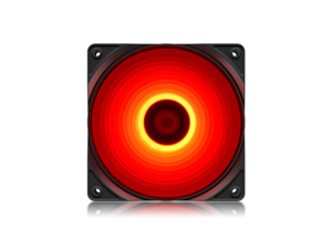 VENTILATOR DEEPCOOL PC RF120R LED, 120x120x25 mm, 4 red LED, Hydro Bearing, "DP-FLED-RF120-RD"