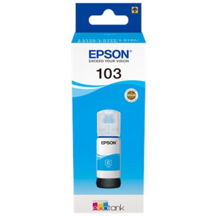 EPSON 103 ECOTANK CYAN INK BOTTLE