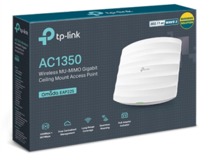 TP-LINK EAP225 Gigabit AC1350 PoE Access Point Omada ceiling/wall mount managemet MU-MIMO WiFi Omada SDN