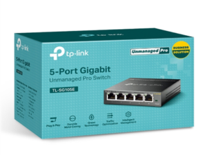 TP-LINK TL-SG105E Easy Smart Switch 5x10/100/1000Mbps Metal case IEEE 802.1p