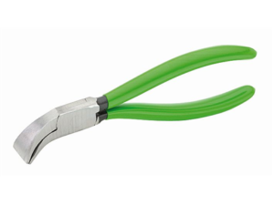 Seaming pliers, bent of 45°, lap joint, 22 mm, depth 28mm