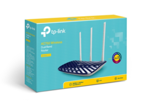 TP-LINK Archer C20 AC750 Dual band Wireless 802.11ac router 4xLAN 3 anteny