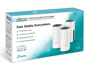 TP-LINK Deco M4 AC1200 whole home Mesh WiFi Gigabit system MU-MIMO 3-pack set 2 int ant