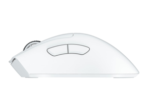 Razer DeathAdder V3 Pro - White Edition, Ergonomic Wireless Gaming Mouse, Speedflex Charging Cable USB Type C, 30000DPI, Optical Mouse Switches Gen-3, 63 g, Focus Pro 30K Optical Sensor