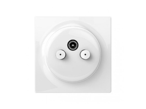 Fibaro Walli N socket-outlet R/TV+SAT White