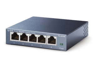 TP-LINK TL-SG105 Desktop Switch 5x10/100/1000Mbps Metal case IEEE 802.1p QoS