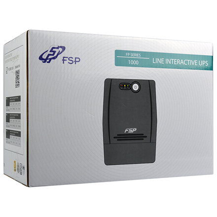 UPS FORTRON Line Int. fara management, 1000VA/ 600W, AVR, 4 x socket Schuko, indicatie status cu LED, 2 x baterie 12V/7Ah, "FP1000" "PPF6000601 " (timbru verde 11 lei) - Image 4