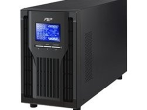 UPS FORTRON Online cu Sinusoida Pura, tower,  1000VA/  900W, AVR, 3 x socket IEC, display LCD, 2xbaterie 12V/9Ah, con. USB, RS232, dubla conversie "Champ 1K Tower" "PPF8001305"  (timbru verde 40 lei)