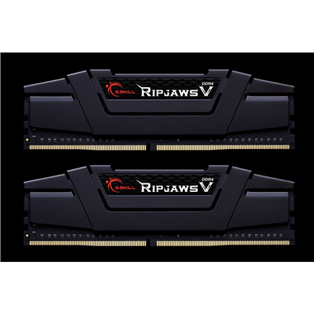 Memorie DDR G.Skill - gaming "Ripjaws V" DDR4 32GB frecventa 3600 MHz, 16GB x 2 module, radiator, latenta CL16, "F4-3600C16D-32GVKC"