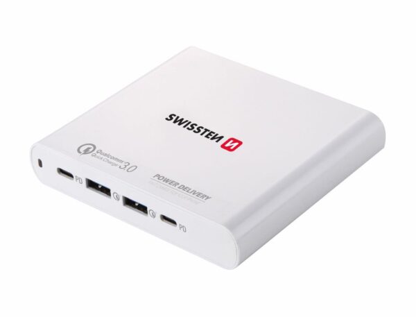 Swissten Travel Charger Notebooks and MacBook / 87W / PD3.0 / QC3.0 / PPS - Image 3
