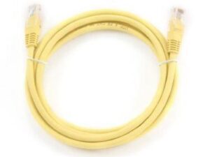 PATCH CORD UTP GEMBIRD Cat5e, cupru-aluminiu, 2 m, galben, AWG26, "PP12-2M/Y" (timbru verde 0.08 lei)