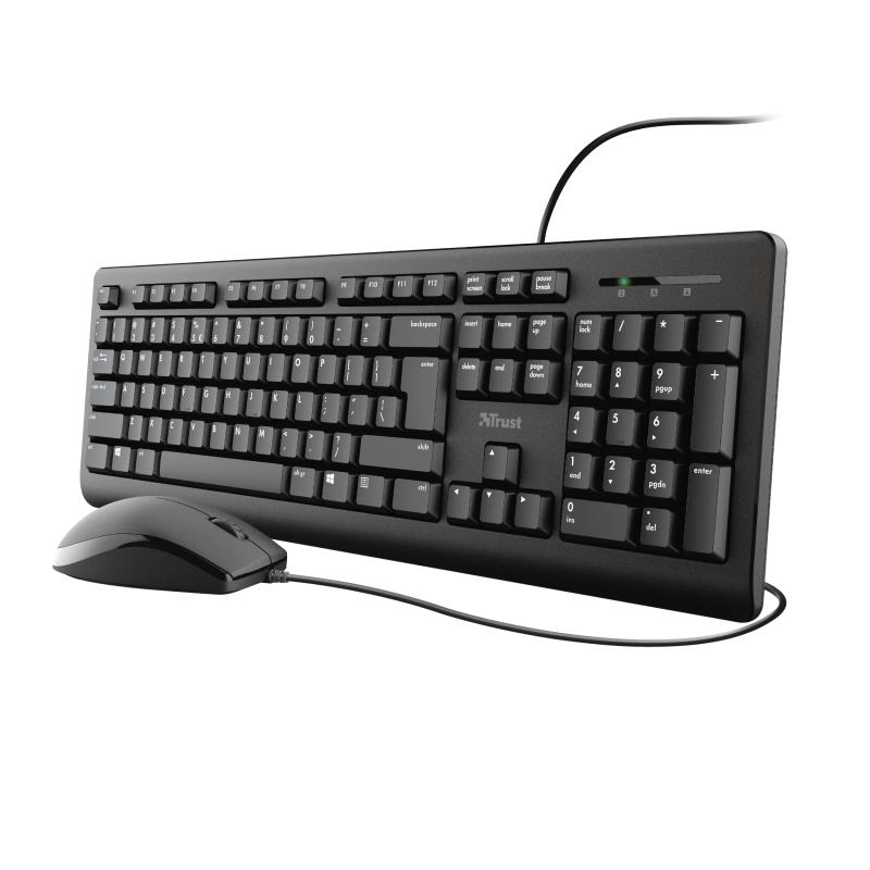 Trust Primo Wired Keyboard & Mouse Set, "TR-23970" (timbru verde 0.8 lei)