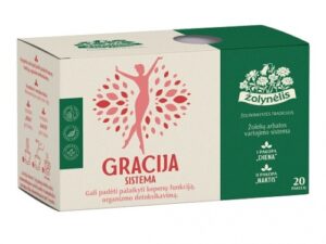 Žolynėlis herbal tea Gracija System (Burning and Cleaning), 40g (20x2g)
