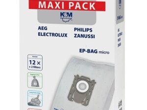 Worki do odkurzacza 12 + 2  EP-BAG micro MAXI PACK