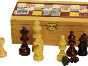 Chess ABBEY 49CM ASS 93MM Black / White