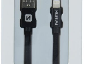 Swissten Textile Fast Charge 3A Lightning Data and Charging Cable 2m
