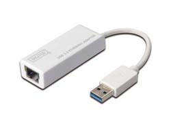 Karta sieciowa przewodowa USB 3.0 do Gigabit Ethernet 10/100/1000Mbps