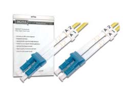 Patchcord FO Singlemode 09/125 OS2 LC-LC duplex 5m Żółty