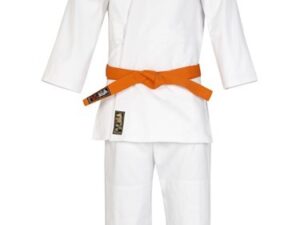 Judo suit Matsuru JUDO CLUB ZONDER 100% cotton 450 g/m² 180 cm white