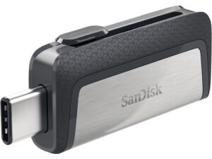 Sandisk Ultra Dual Drive USB Type-C USB flash drive 128 GB USB Type-A / USB Type-C 3.2 Gen 1 (3.1 Gen 1) Black,Silver