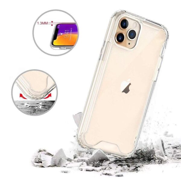 Mocco Acrylic Back Case Silicone Case for Samsung Galaxy A02S Transparent - Image 3